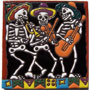 Mexican Talavera Ceramic Colonial Tile Day of dead -- 3011 Mariachi Band